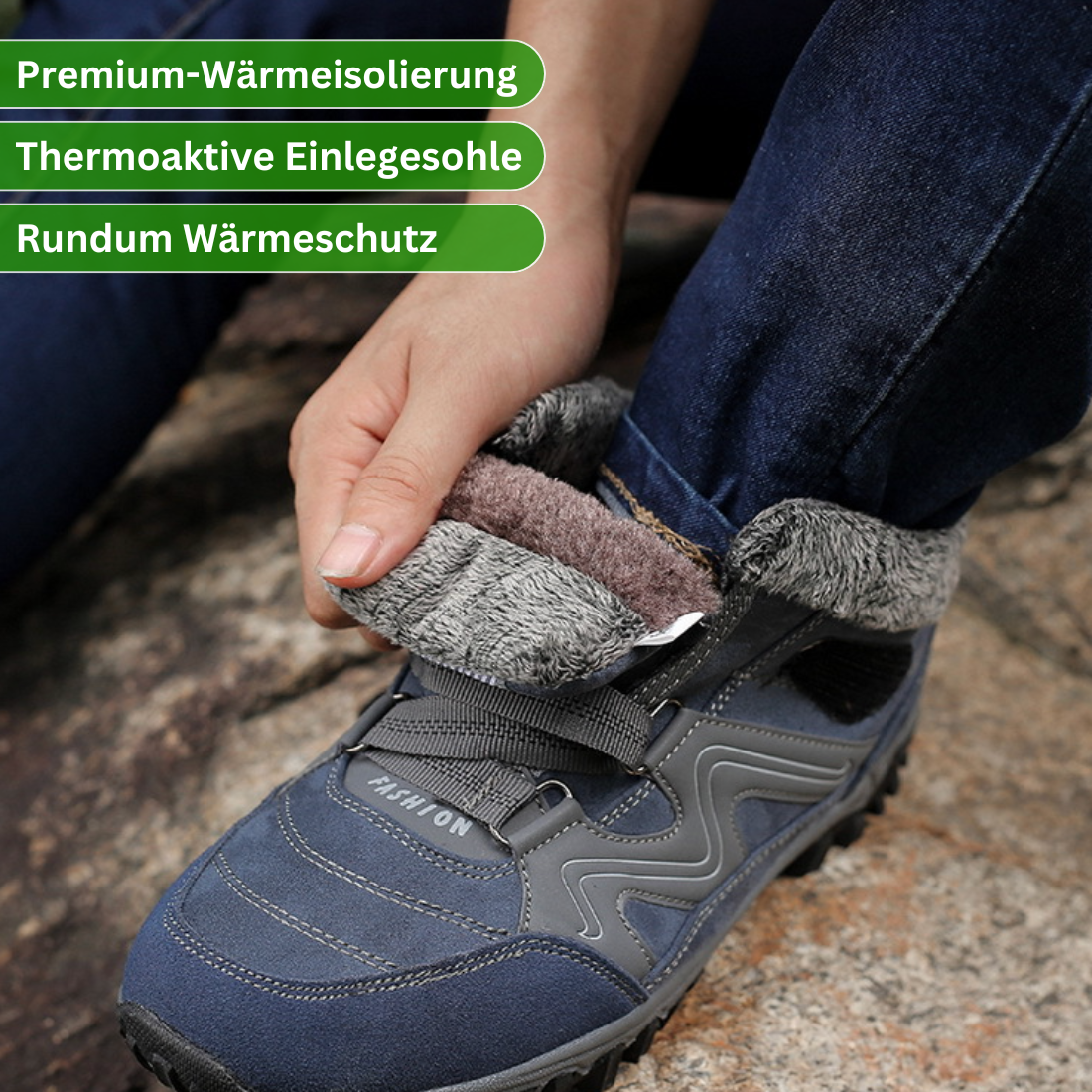 EverFrost - gefütterte, ergonomische Winterschuhe