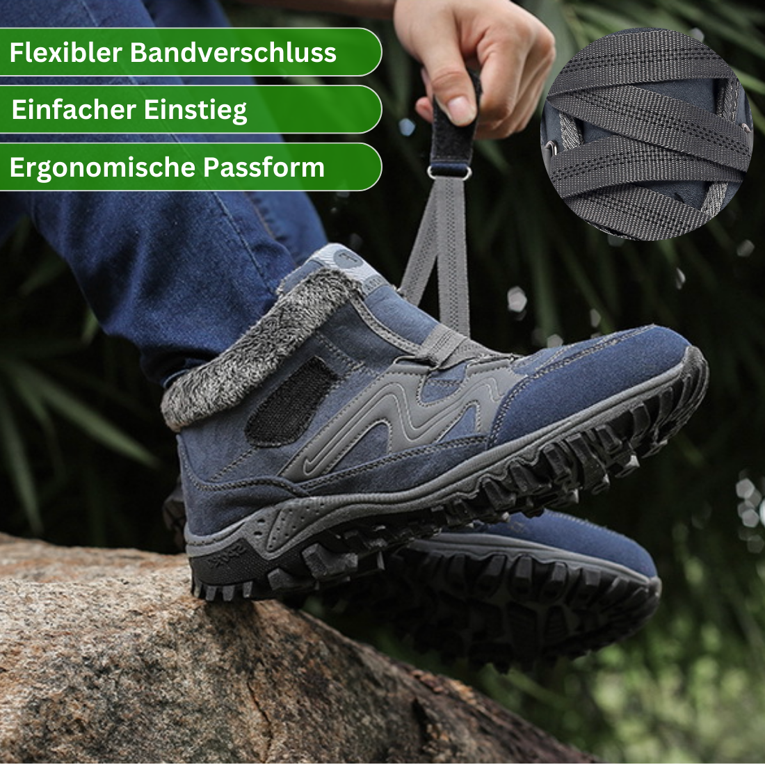 EverFrost - gefütterte, ergonomische Winterschuhe