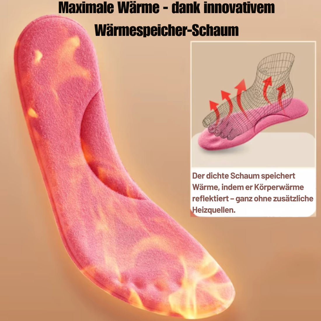 ThermoWarm - Selbstwärmende Wintereinlegesohlen